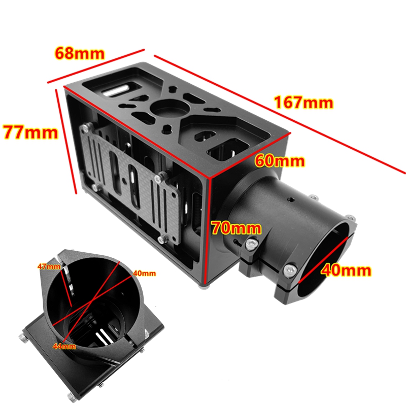 XAERO D40 Carbon Tube Motor Mo - огляд і ціна Drone Kit Heavy Lift