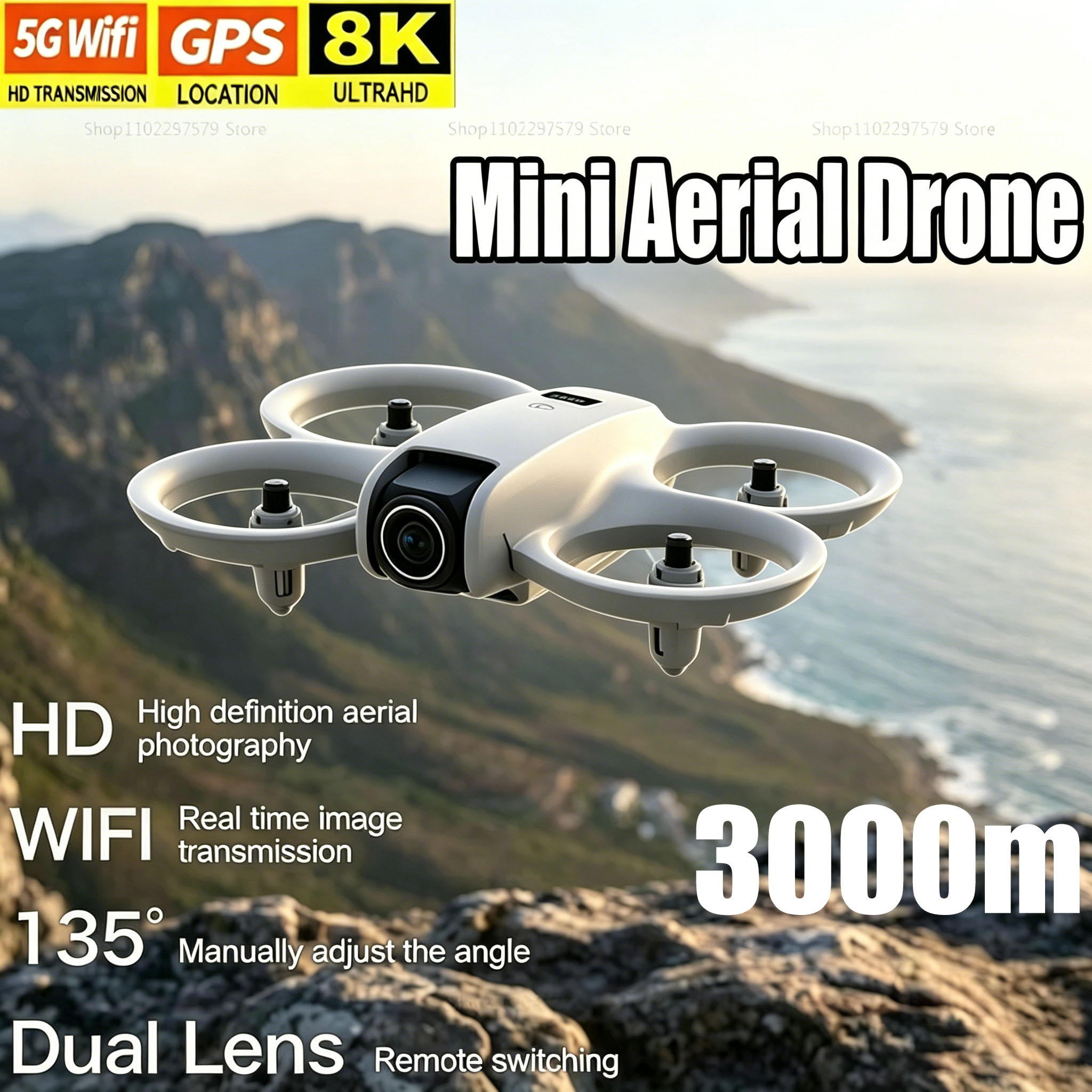 Mini Drone with 8K HD Camera F - огляд і ціна Drone Kit Tricopter