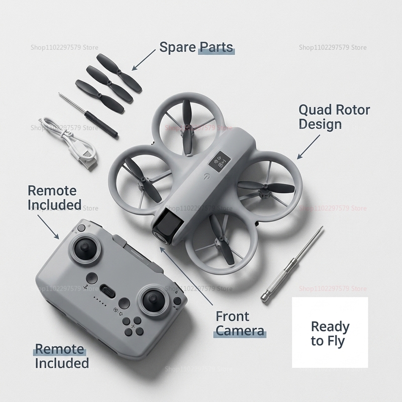Mini Drone with 8K HD Camera F - огляд і ціна Drone Kit Tricopter