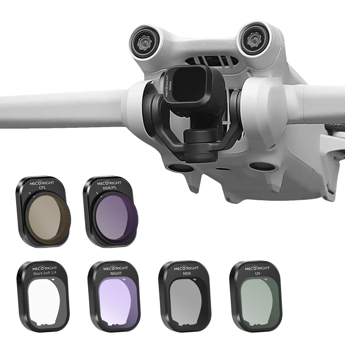 MECO Filter Kit for DJI Mini 4 - огляд і ціна Drone Kit Waterproof