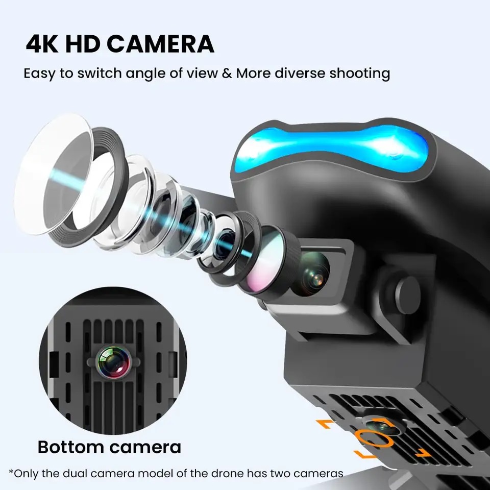 New Mini drone E99 4K WIFI HD  - огляд і ціна Drone Kit Tricopter