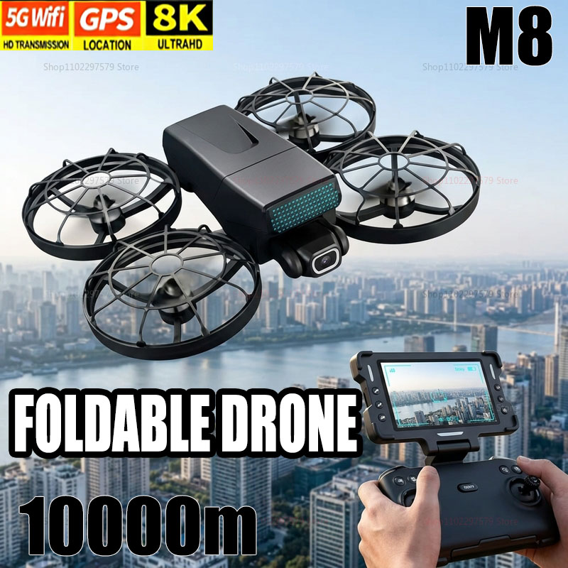 New Drones M8 GPS 8K Professio - огляд і ціна Drone Kit With Camera