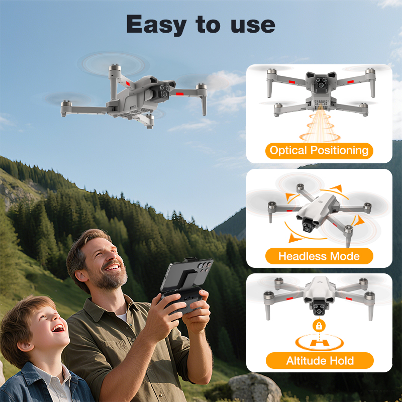 NEW Hot L017 Pro Drone Brushle - огляд і ціна Drone Kit Professional