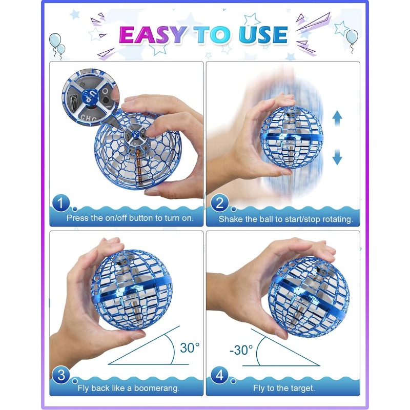 Magic Flying Orb Ball with Lig - огляд і ціна Drone Kit Tricopter