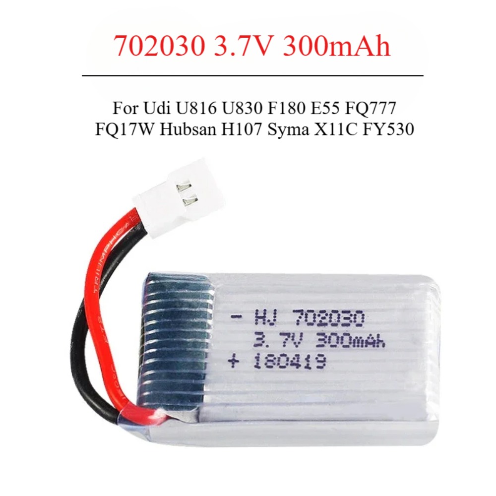 3.7V 300mAh Lipo Battery U816  - огляд і ціна Drone Kit Beginner
